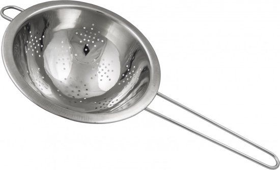 Kinghoff 1233 Roestvrijstalen Vergiet - 28 cm Diameter - Duurzaam Keukenvergiet - Zeef - Keukenzeef