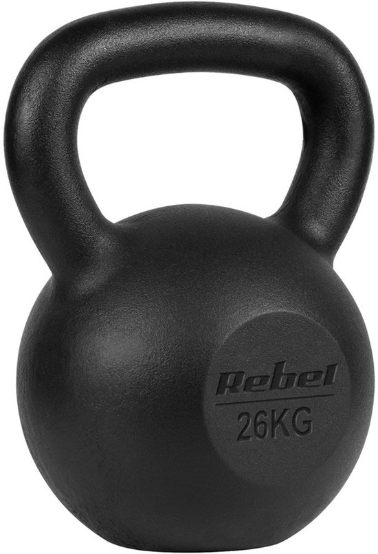 Cast iron kettlebell 26kg REBEL ACTIVE