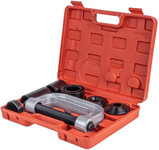 AMiO Kogelgewricht Pers Set 10 Delig - Ball Joint Press Kit voor Auto Ophanging Reparatie