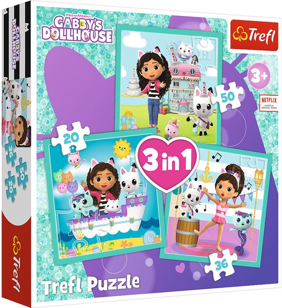 Trefl 34871, 50 stuk(s), Stripfiguren, 3 jaar