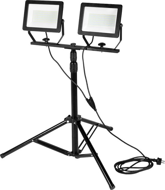 NEO 99-096 Dubbele Bouwlamp op statief 17000lm