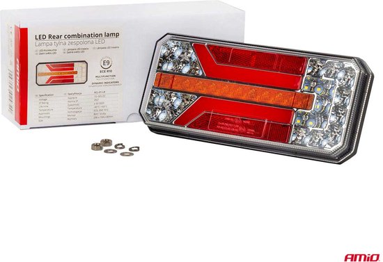 Combinatie LED-achterlicht AMiO RCL-01-LR dynamisch, links