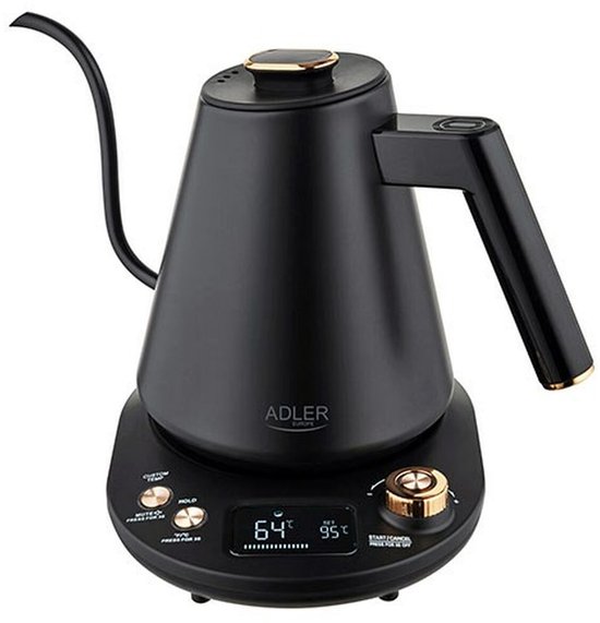 Waterkoker Adler AD 1349 Zwart 1100 W 1 L