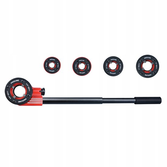 PROLINE Set Schroefdraad Tappen 1/2, 3/4, 1, 1 1/4 Inch