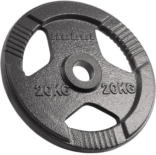 Olympic cast iron plate 20kg 51mm hole grips