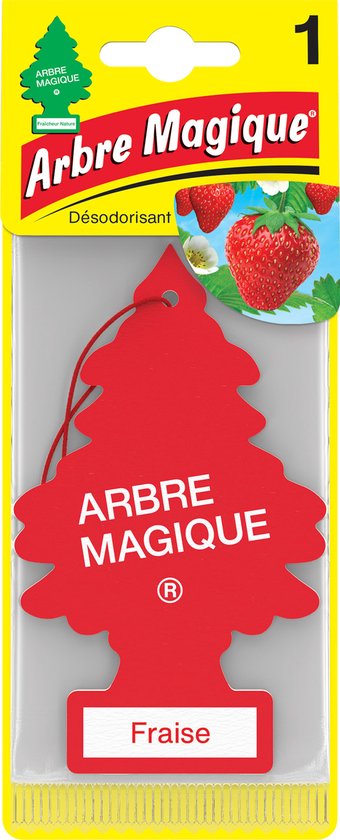 Wonderboom Luchtverfrisser Aardbei - auto geurtje - auto parfum - Arbre Magique
