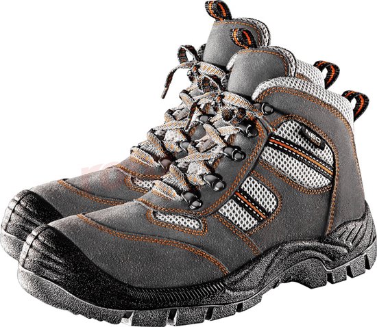 Safety boots, suede leather, size 39, CE