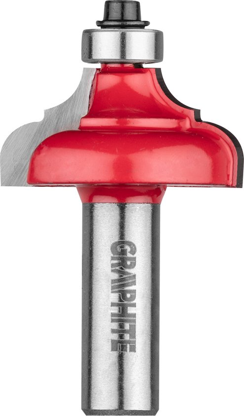 GRAPHITE 56H236 Profielfrees met geleiderlager 19x6,5mm schacht 12mm