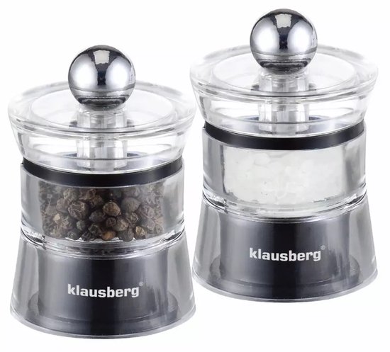Klausberg - Peper- en Zoutmolenset - 6 cm - Keramisch Mechanisme
