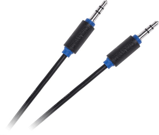 Cabletech Aux Kabel - Audio Kabel - 3.5mm Jack (m) naar 3.5mm Jack (m) - 10 meter - Zwart