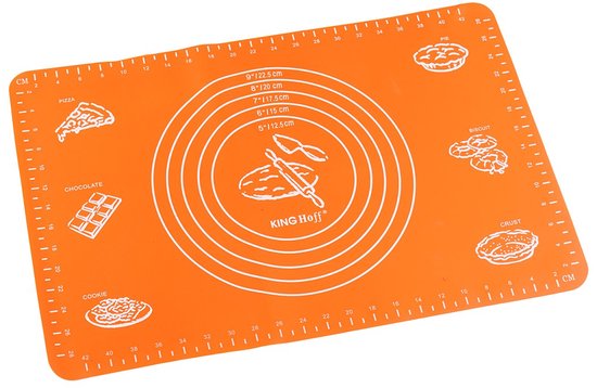 Kinghoff KH-4659 - Siliconen Bakmat - 60x40cm - Hittebestendig - Vaatwasserbestendig