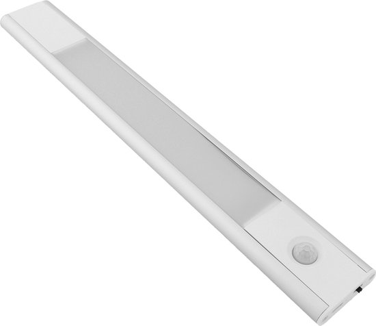 Compacte LED Bewegingssensor Lamp met oplaadbare ingebouwde accu via USB 20cm