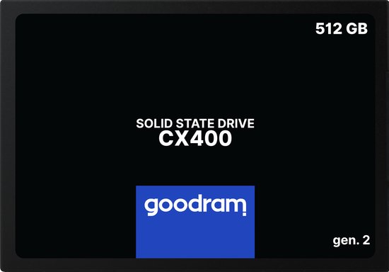 Goodram CX400 Serie - SSD - 512 GB - 3D TLC NAND - SATA III
