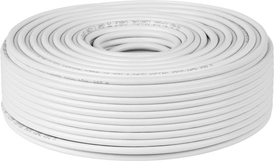 Cabletech SAT9590 - Coaxiale Kabel - 1mm Koperkern - 100m