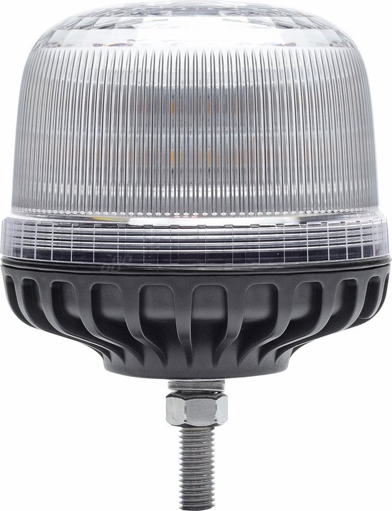 AMiO Stroboscoop Zwaailicht Waarschuwingslamp W25sb Enkele Bout R65 R10 24LED 12/24V IP66 Oranje