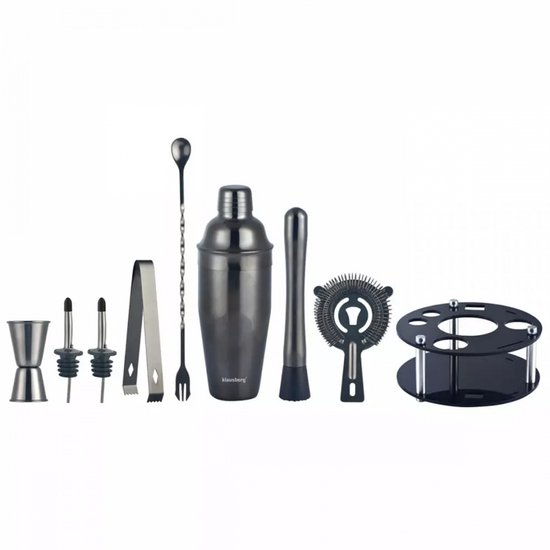 Klausberg KB-7581 - Cocktailset - 9-delig - Roestvrij Staal - Met Standaard