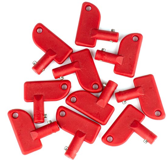 Main Switch Key Set 10 Stuks Reserve Sleutels voor Massa Schakelaar