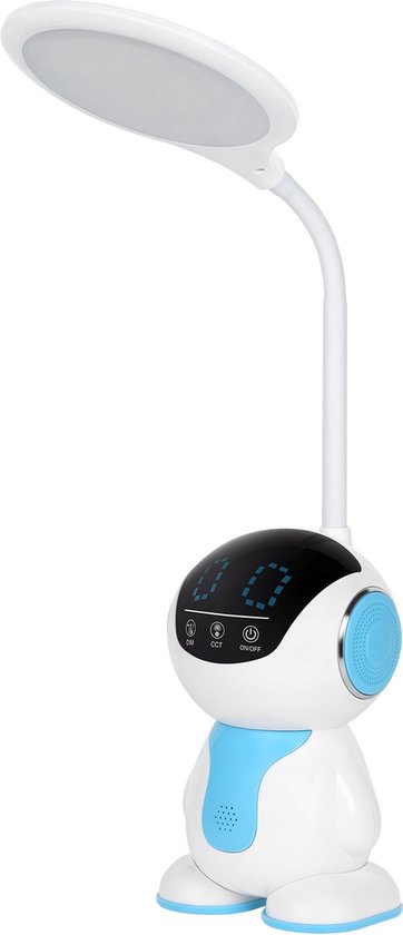 Rebel KOM1017 - LED bureaulamp robot, kids, wit