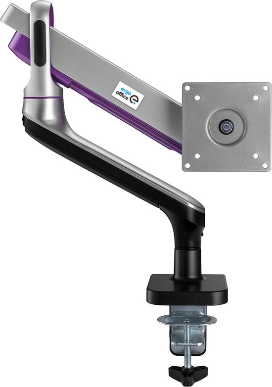 Ergo Office - Monitorsteun - Premium met gasveer - Dubbele arm 17"-32" 9 kg - ER-436