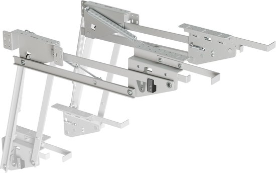 Maclean uitschuifbare keukenlift 5-20 kg - Inbouwkeukenplank 820x168x106 mm | In hoogte verstelbare kastplank | Ergonomische uitschuifkast voor keukenapparatuur, magnetron en mixer