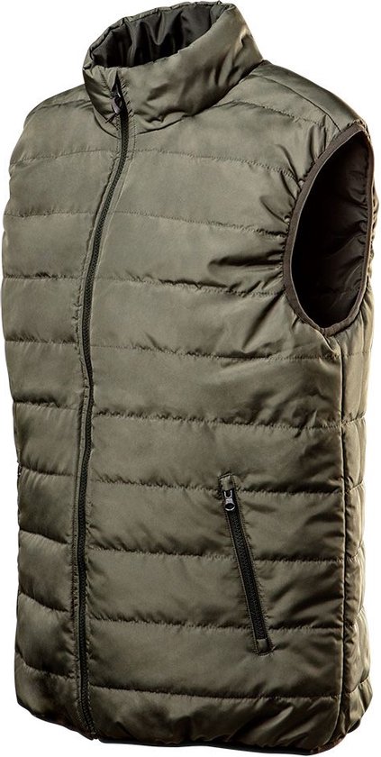 TWEEZIJDIGE BODYWARMER CAMO, MAAT L