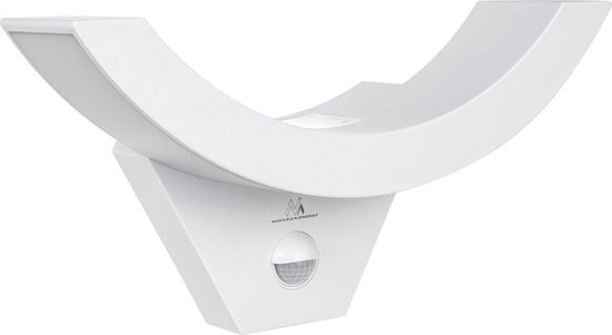 Maclean - LED-lamp met infrarood bewegingssensor/ 800lm 10W IP54 - Wit