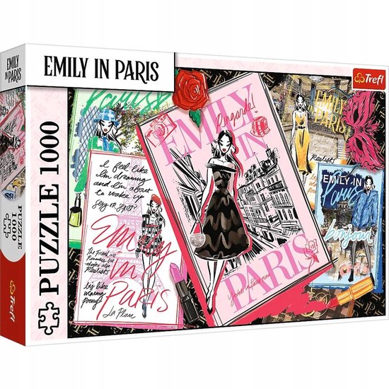 Emily in Parijs Modemagazine Puzzel 1000 Stukken