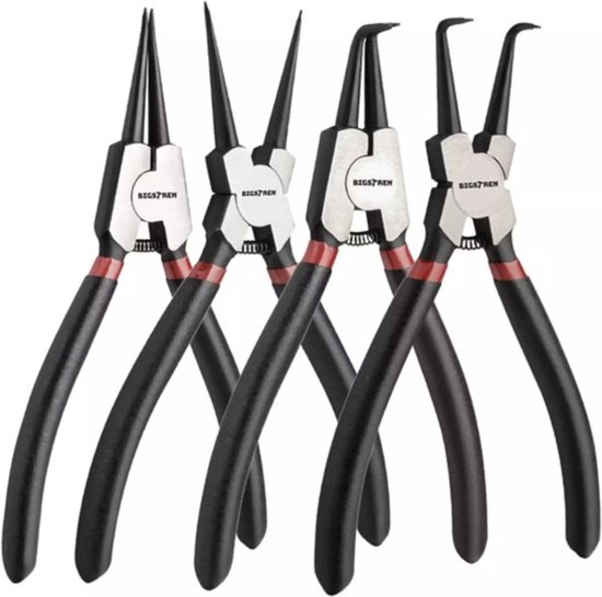 Bigstren seger-ringtang 4 stuks- Tangen - Handgereedschap - Gereedschap- Gereedschapsset