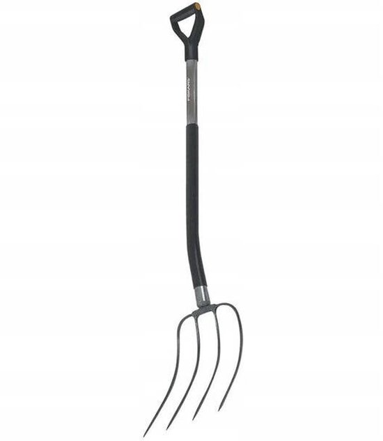 Fiskars Ergonomic Serie - Compostvork - 1,7 kg - 1,37 m - Staal - Boriumstaal