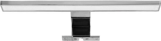 LED spiegellamp, aluminium Hoge beschermingsgraad (IP44), biedt voldoende bescherming tegen stof en vocht. Het combineert de eenvoud van vorm en moderne functionaliteit.