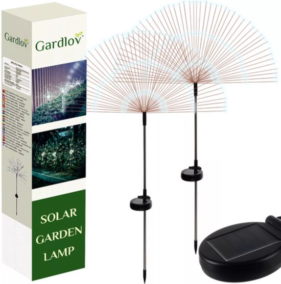 Gardlov Led Tuinlampen set - Zonne-energie - Waterdicht - met Sensor