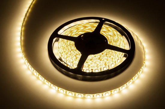 Rebel Serie - LED Lichtstrip - Warm Wit - 5m - Waterdicht