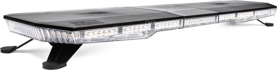 AMIO Stroboscoop Zwaailicht LED Waarschuwingslichtbar 132 LED 965mm Oranje - Professionele Signaalverlichting met 51 Functies