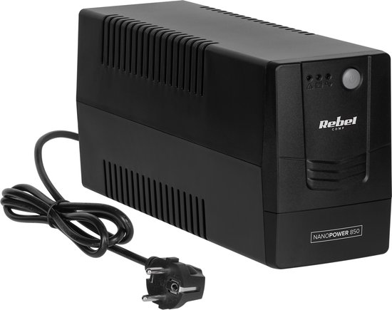 Rebel Nanopower 850 - Noodstroomvoorziening - Offline UPS - 850VA - 480W