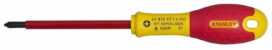 Stanley FatMax Schroevendraaier Pozidriv VDE PZ1 X 100mm