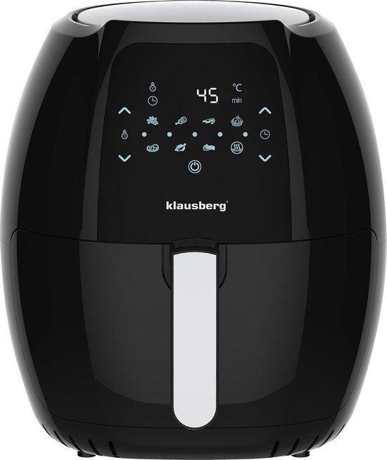 Klausberg 7495 - Heteluchtfriteuse XXL - 7.7L Family size  - Heteluchtfriteuse
