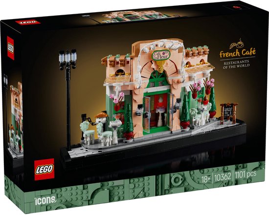 LEGO® Icons Frans café - Parijse decoratie - 10362