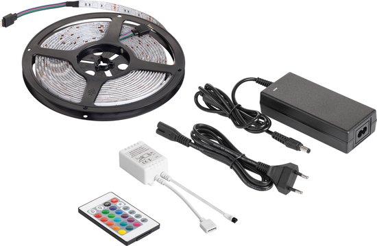 Rebel - Taśma LED 5m - RGB - 12V - 28W - Waterdicht