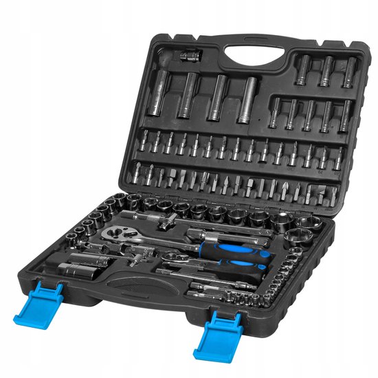 Uitgebreide Dopset 1/2" & 1/4", 94 Delen, 4-32 mm