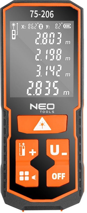 Neo tools Afstandmeter 75-206 100m IP54