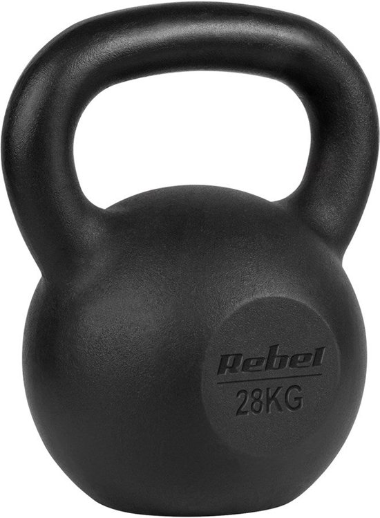 Cast iron kettlebell 28kg REBEL ACTIVE