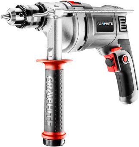 ELECTRISCHE KLOPBOORMACHINE 850W TANDKRANS BOORKOP - GRAPHITE