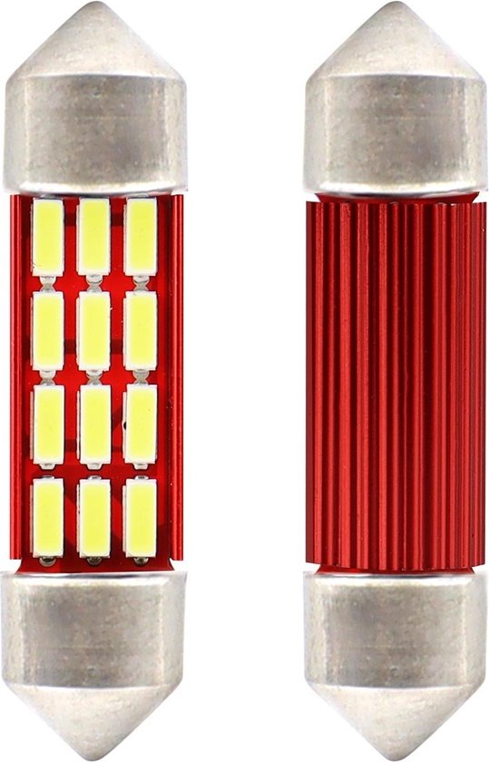 AMiO LED CANBUS 4014 16SMD Festoen C5W C10W C3W 39mm Wit 12V/24V