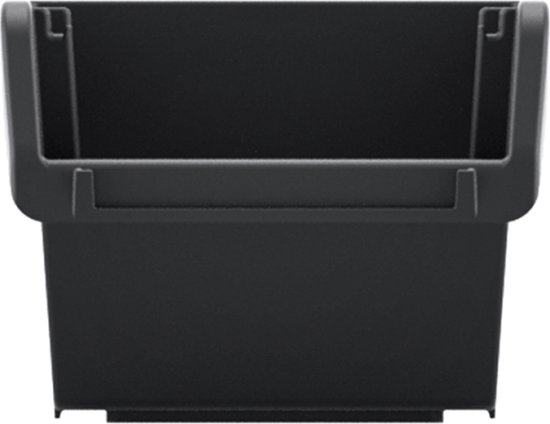 Kistenberg Stapelbak maat 1 - 115x80x60 mm - zwart