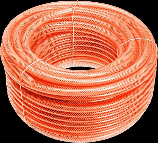 Neo Tools PVC Luchtslangrol 50mrt Extra Verstevigd 8,0x13,0mm 12 Bar PVC