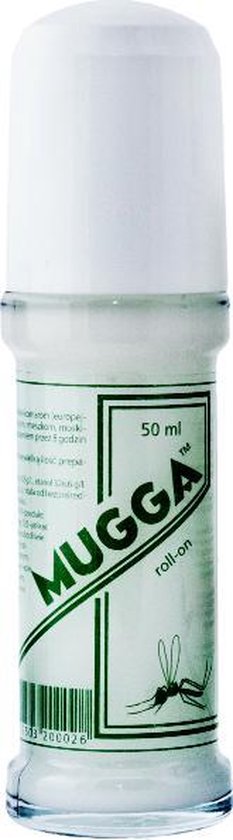 Mugga Roll On Insect Repellent preparaat 20% DEET 20% 50ml