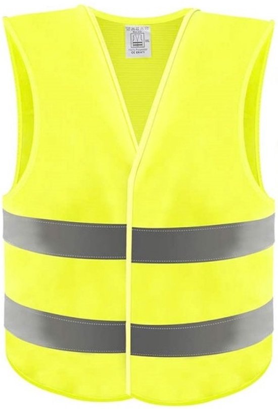 AMiO Veiligheidsvest voor Kinderen Geel SVK-03 Reflecterend Hesje met Certificaat