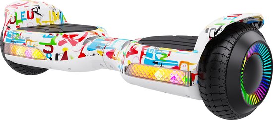 Rebel Cruiser Paint - Elektrische Hoverboard - 6,5 inch - LED - Voor Kinderen en Volwassenen
