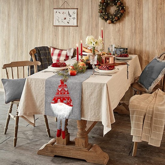 Kerst Tafelloper - Tafelkleed - Kerst Decoratie - Tafellaken - 180 x 33 cm