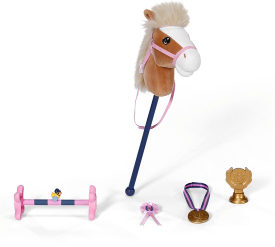 BABY born stokpaardje set poppen accessoires 43 cm speelgoed.